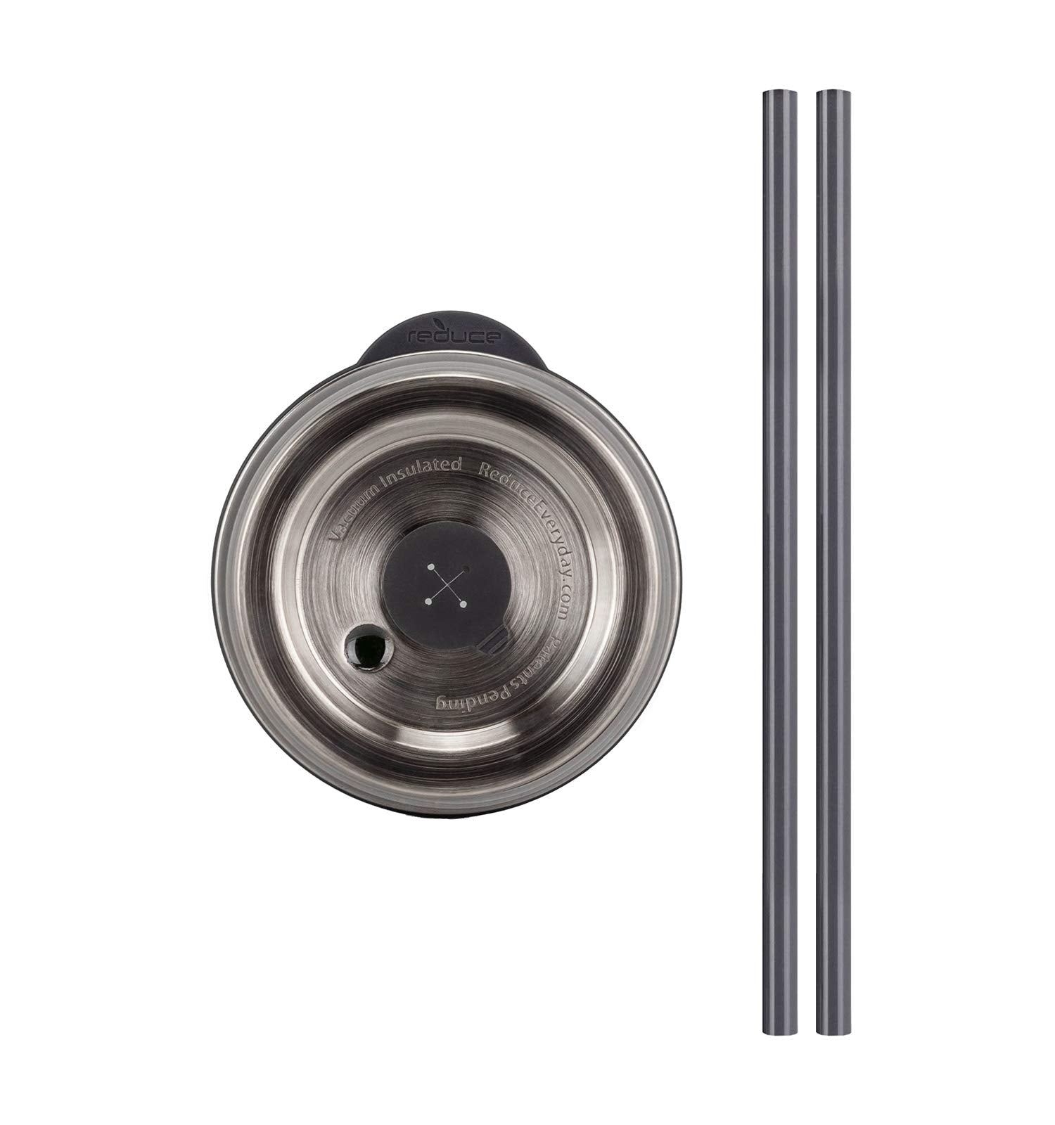 Reduce Vacuum Insulated Cold 1 Pro Tumbler-Mug Lid - Vacu-Shield Technology Keeps Drinks Colder For Longer - Includes 2 Straws -